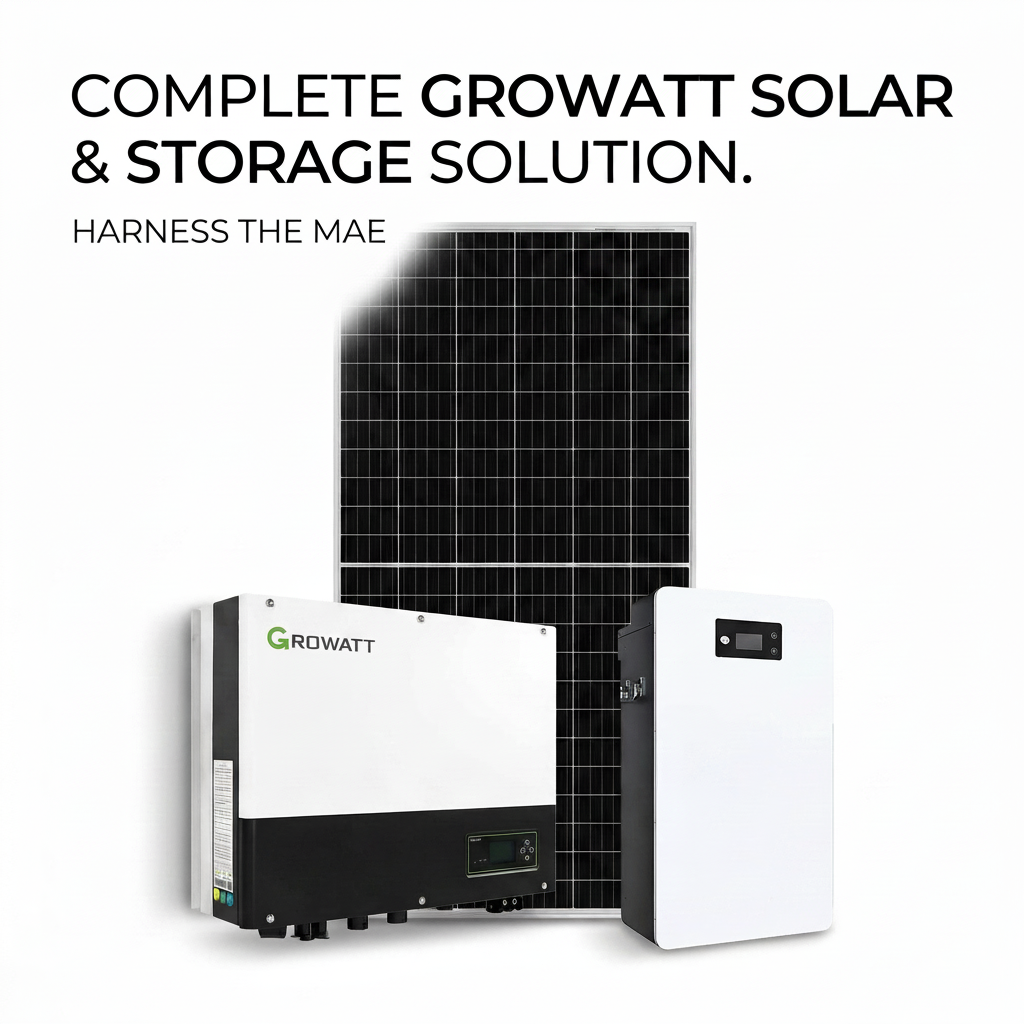 Соларна система Growatt 15kW с батерия 32kWh – снимка 2