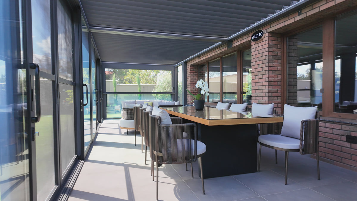 Биоклиматична пергола 3,5 х 5 м