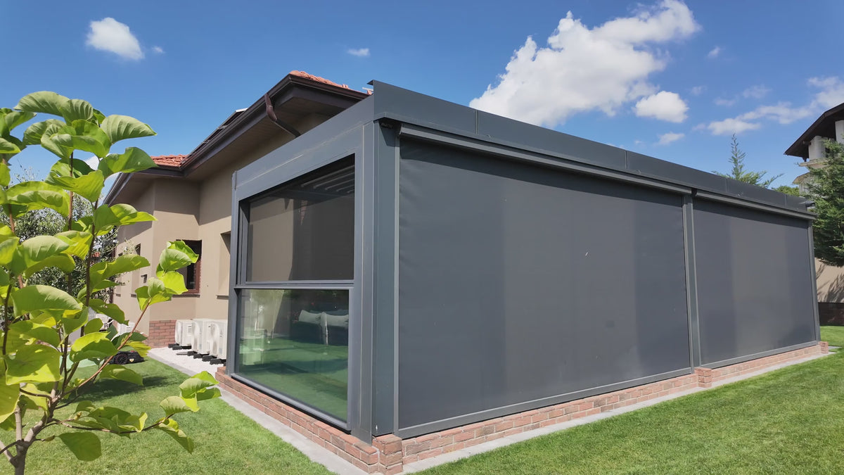 Биоклиматична пергола 9,5 х 3,5 м